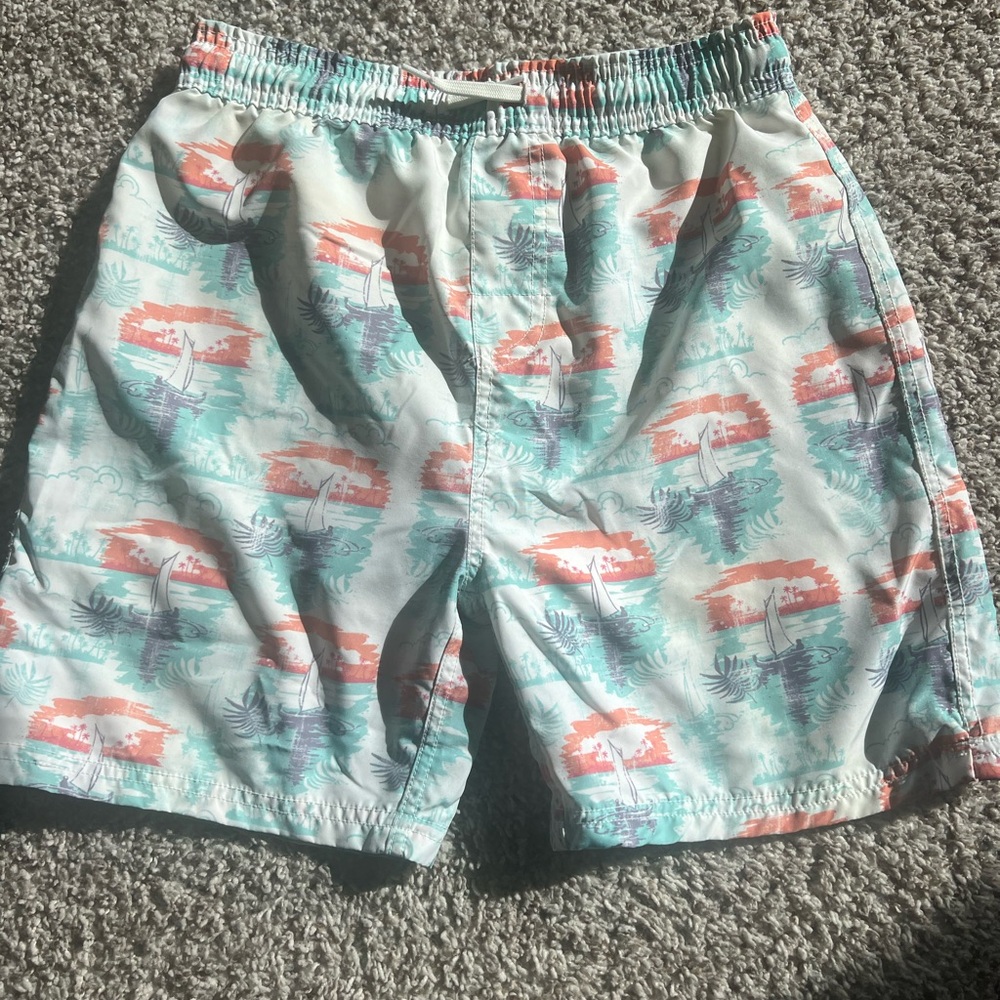 Tropical Print Swim Shorts